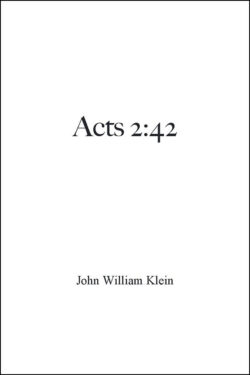 Acts 2:42: Apostolicity and the Church's One Foundation